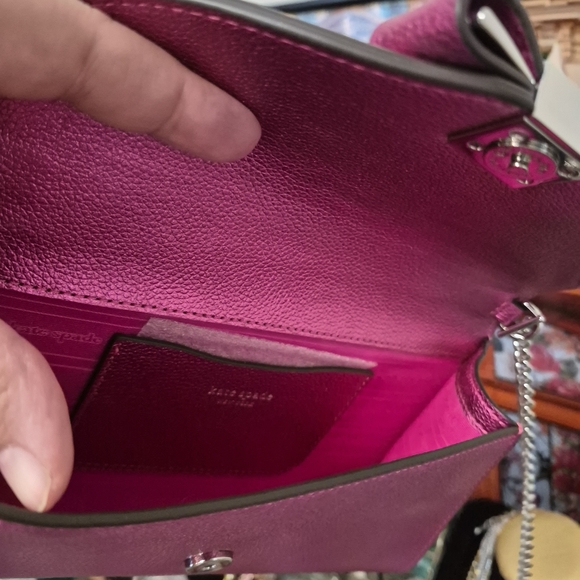 Kate SPADE Pink Metallic CROSSBODY Bag - Picture 3 of 3